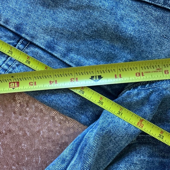 Vtg 80's Bugle Boy All Weather Wear Cargo Distressed 7-Pocket Hip Hop Jeans 30r - Picture 11 of 11